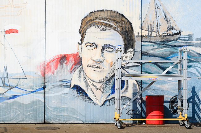 fot. Marta Reszka &copy; 2015. Street art, Gdynia.