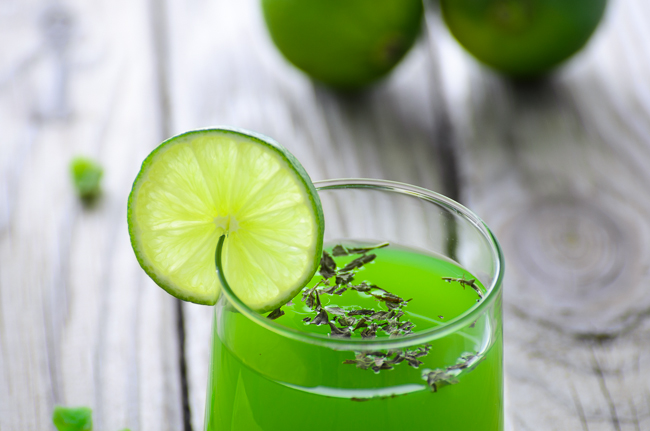 fot. Marta Reszka &copy; 2015. Lime juice - sok limonkowy.