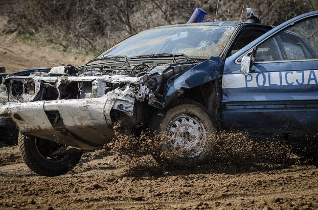 fot. Marta Reszka &copy; 2014. Wrak race, Adventure Park, Gdynia